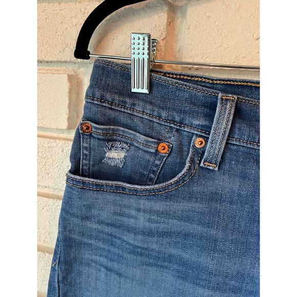 Women’s Levi’s High Rise Denim Cut Off Shorts Size 30 - Picture 2 of 5